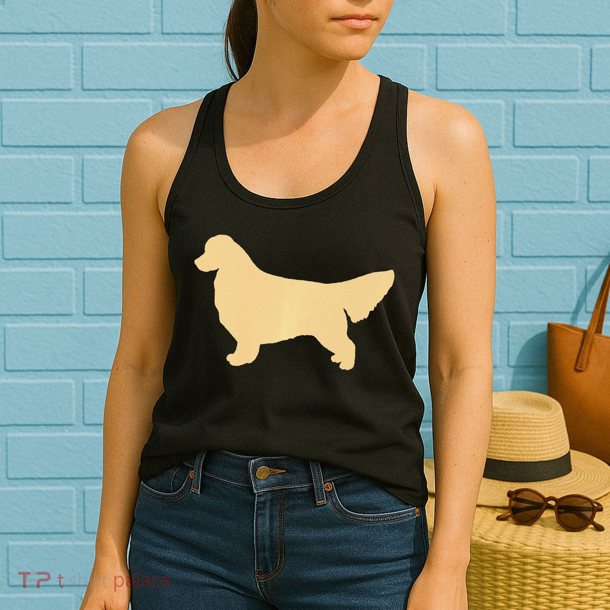 Golden Retriever Premium Women's Tank Top