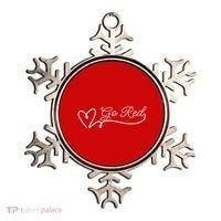 Go Red Pulse Heart Disease Awareness Ornament thumb 0