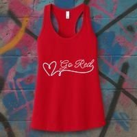 Go Red Pulse Heart Disease Awareness Women's Tank Top thumb 3