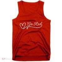 Go Red Pulse Heart Disease Awareness Tank Top thumb 0