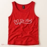 Go Red Pulse Heart Disease Awareness Tank Top thumb 2