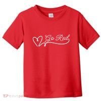 Go Red Pulse Heart Disease Awareness Toddler T-Shirt thumb 0