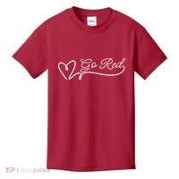 Go Red Pulse Heart Disease Awareness Kids T-Shirt thumb 0