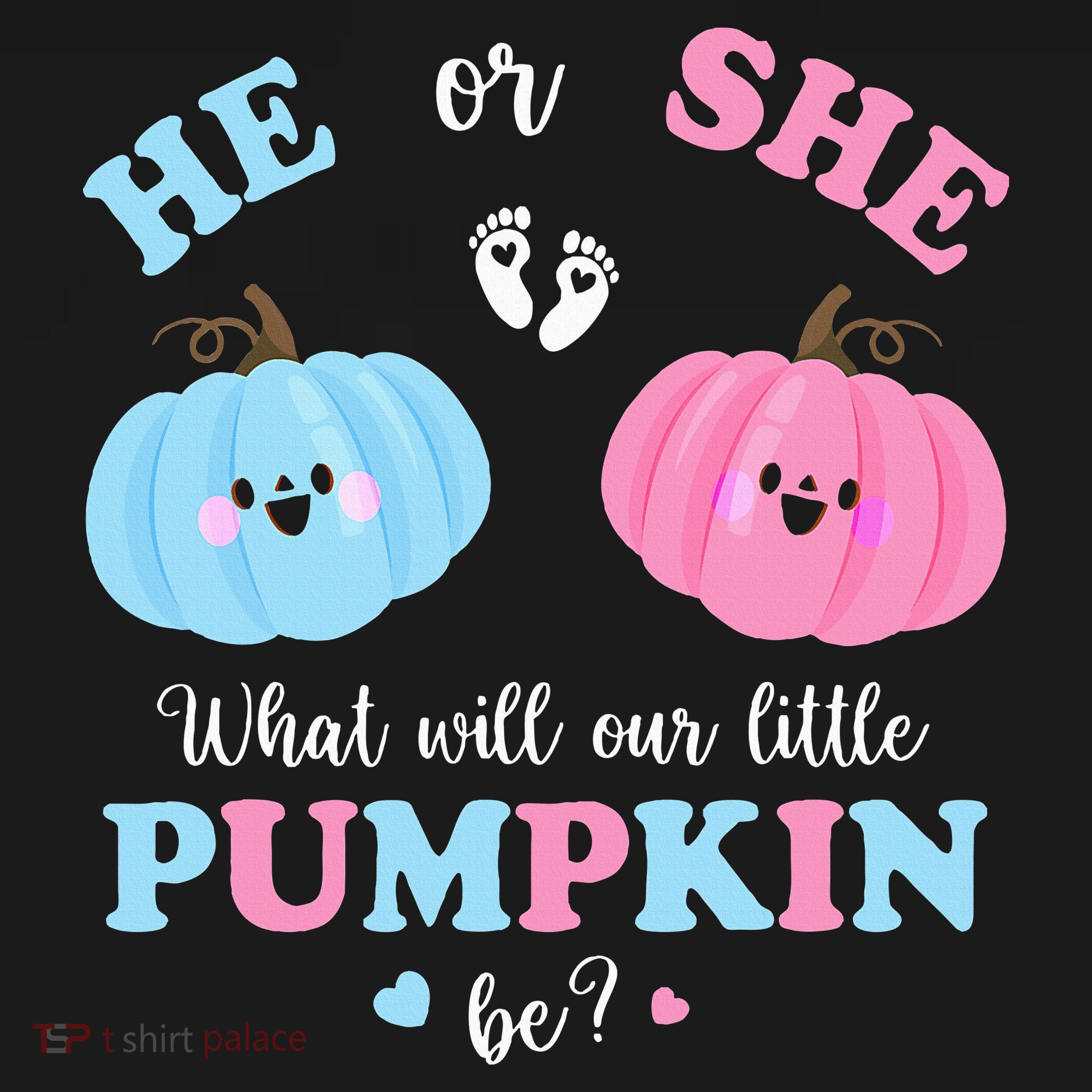 Gender Reveal Party Cute Pumpkin Baby Shower Mom and Dad Women's Hoodie