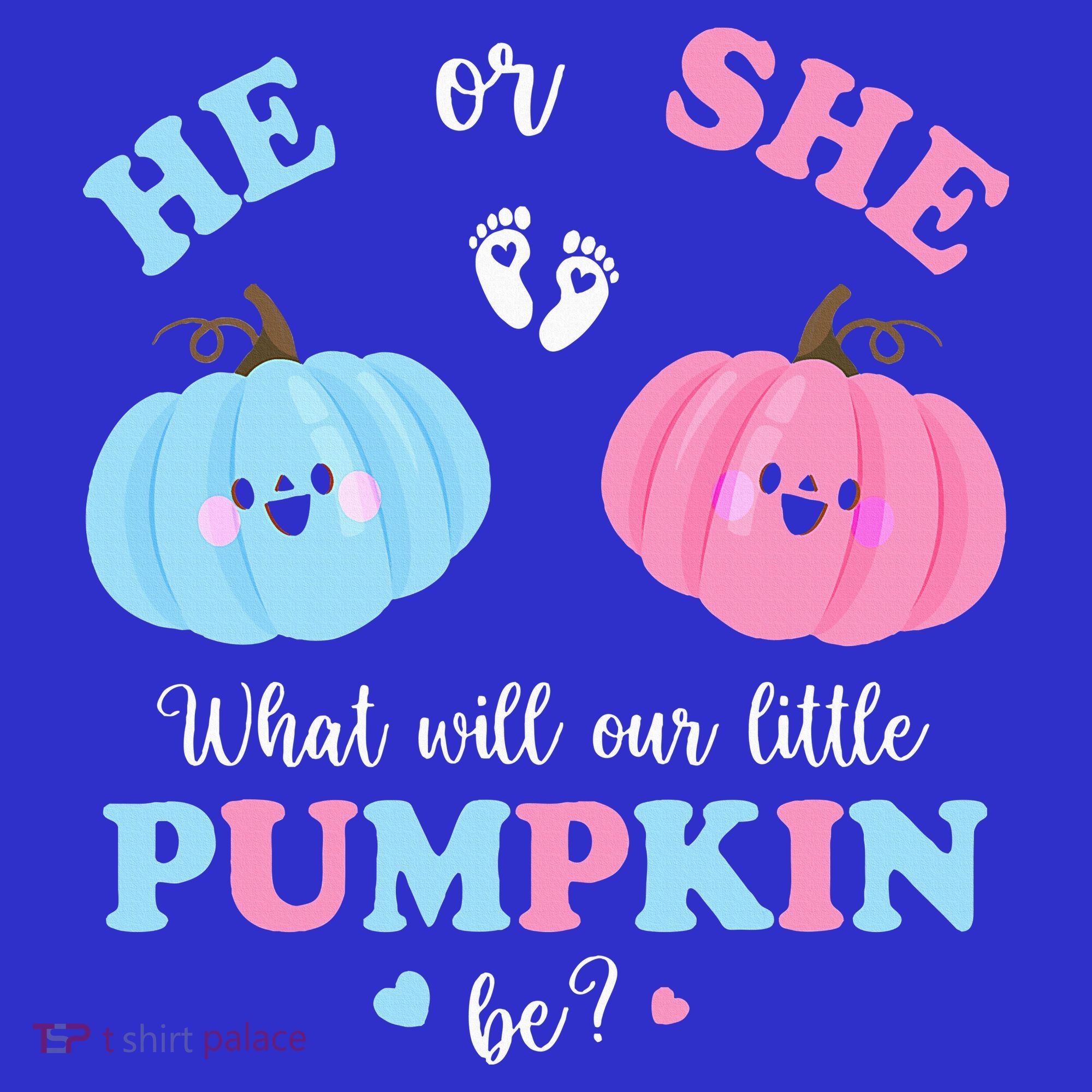 Gender Reveal Party Cute Pumpkin Baby Shower Mom and Dad Visor
