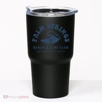 Groovy Retro Palm Springs Beach Surf Club Summer Vacations Tumbler thumb 0