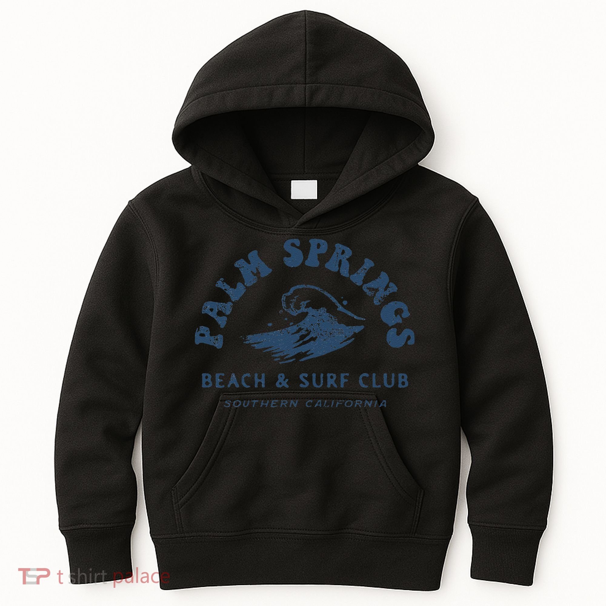 Groovy Retro Palm Springs Beach Surf Club Summer Vacations Kids Hoodie