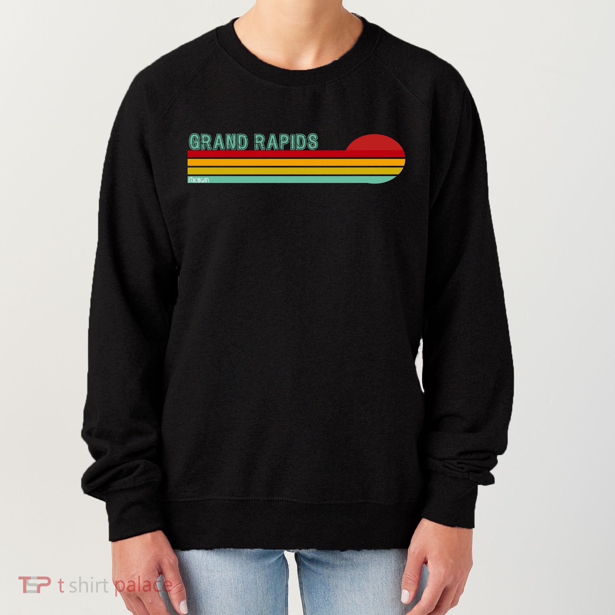 Grand Rapids Retro Michigan Women's Sweatshirt