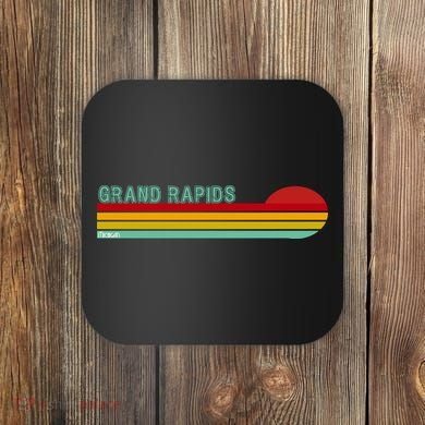 Grand Rapids Retro Michigan Coaster
