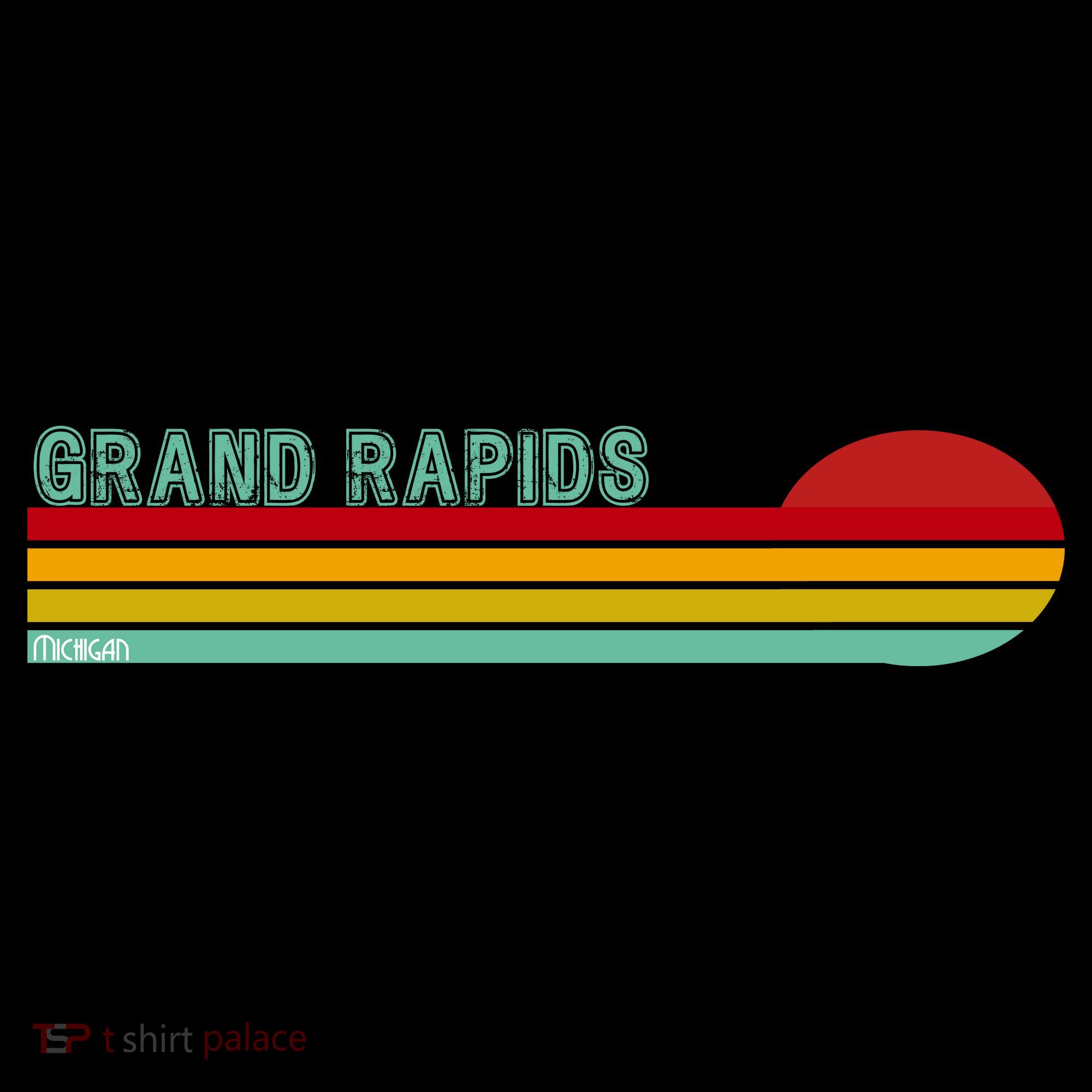 Grand Rapids Retro Michigan Coaster