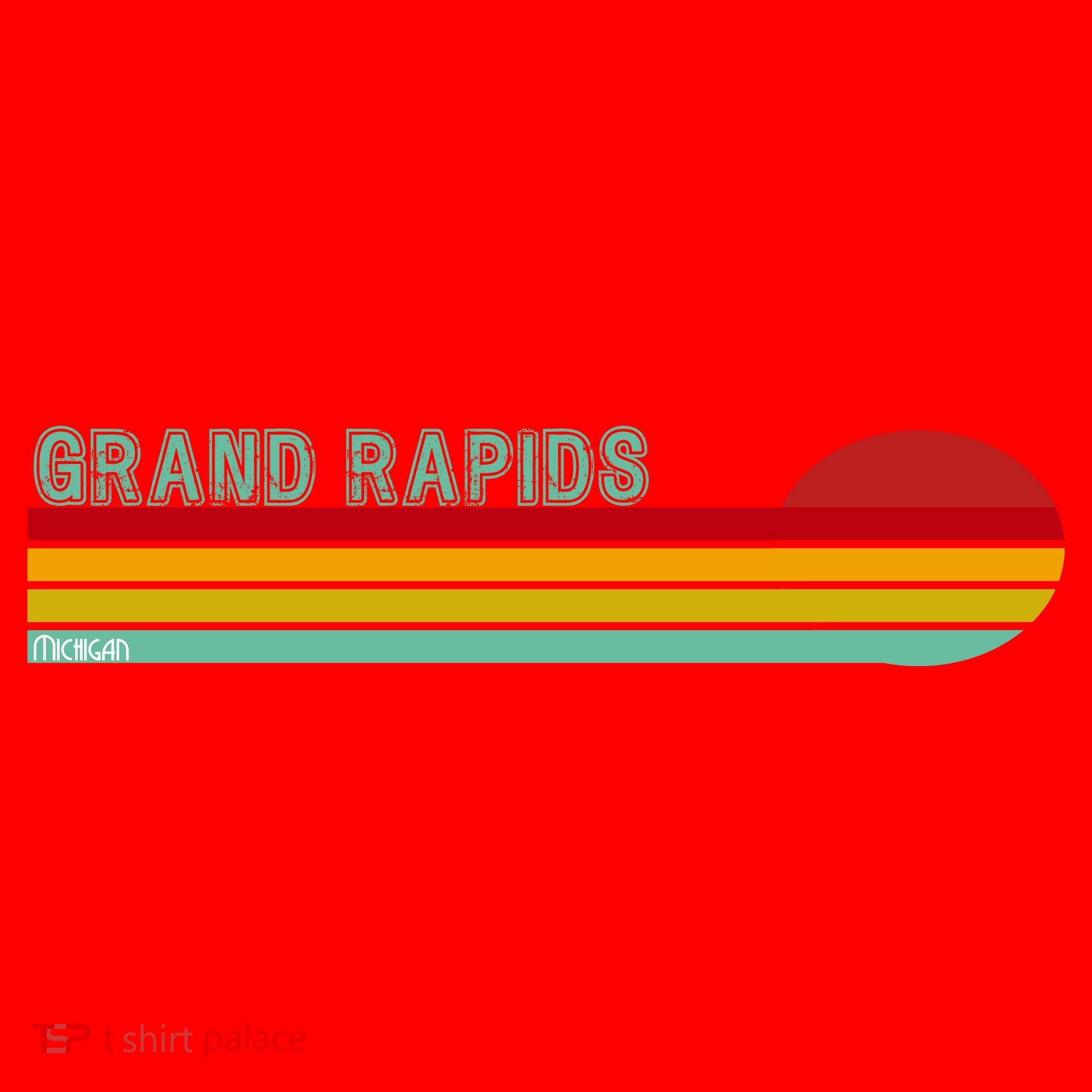 Grand Rapids Retro Michigan Santa Hat