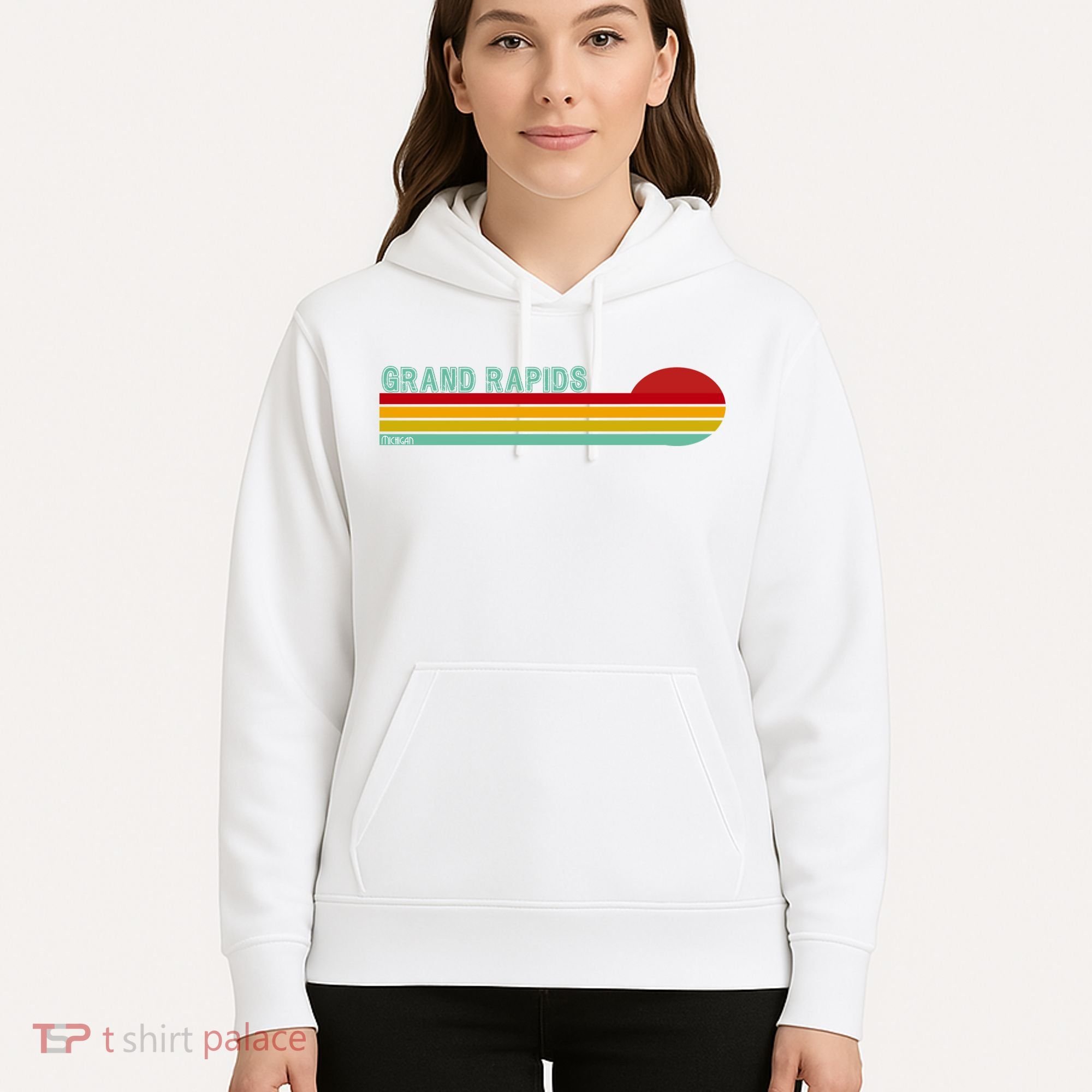 Grand Rapids Retro Michigan Hoodie