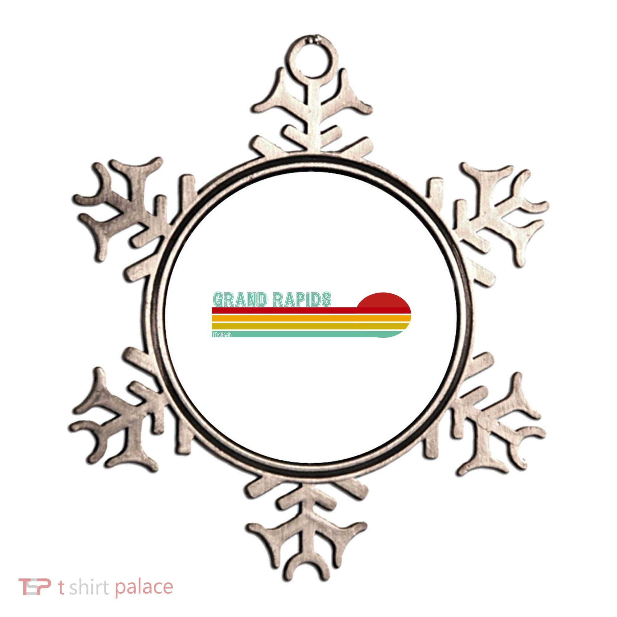 Grand Rapids Retro Michigan Ornament