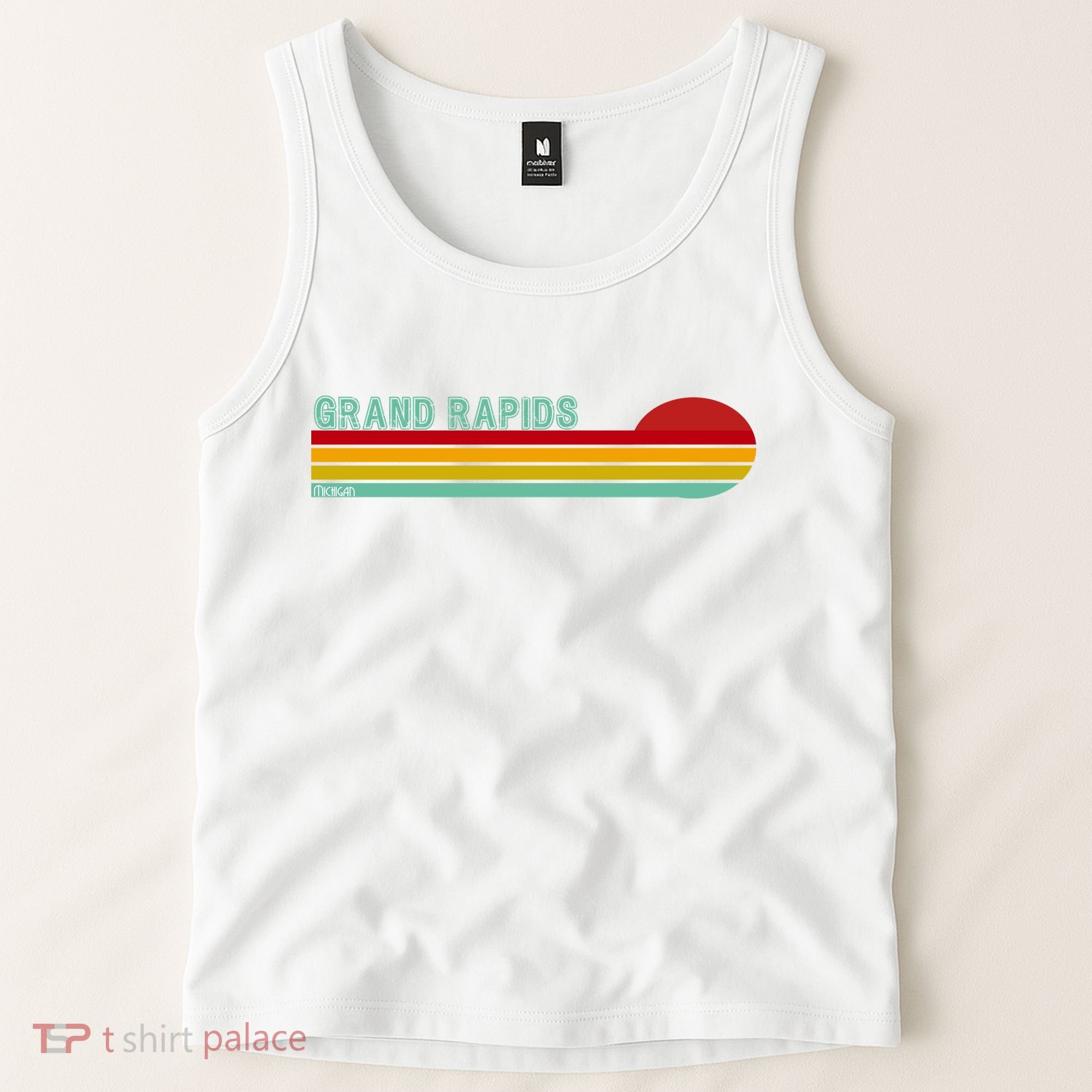 Grand Rapids Retro Michigan Tank Top