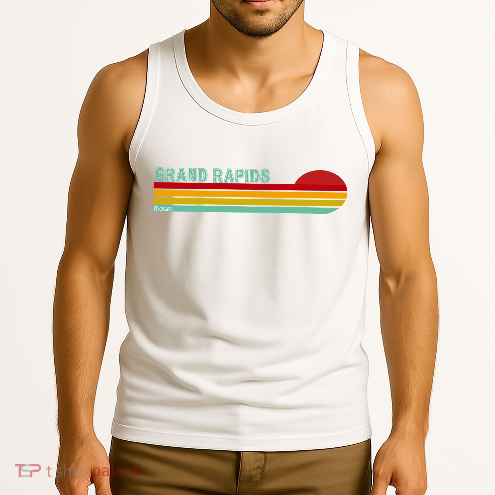 Grand Rapids Retro Michigan Tank Top