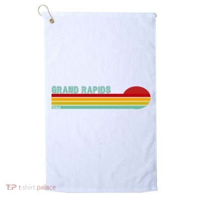 Grand Rapids Retro Michigan Golf Towel