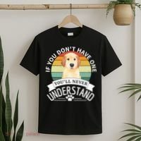 Golden Retriever Retro Vintage Dog Lovers T-Shirt thumb 2