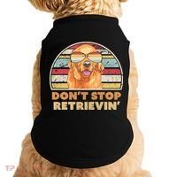 Golden Retriever Retro Dont Stop Retrievin Cool Gift Doggie Tank thumb 0