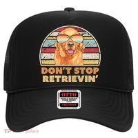 Golden Retriever Retro Dont Stop Retrievin Cool Gift Hat thumb 0