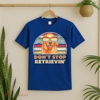 Golden Retriever Retro Dont Stop Retrievin Cool Gift T-Shirt thumb 2