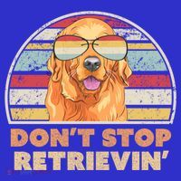 Golden Retriever Retro Dont Stop Retrievin Cool Gift Women's Tank Top thumb 5