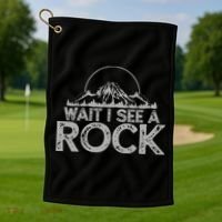 Geology Rockhound Rockhounding Geologist Gift Golf Towel thumb 1