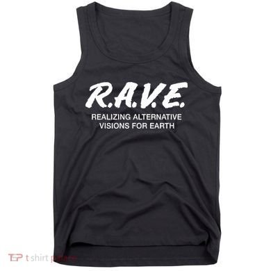 Gjonesbass Rave Realizing Alternative Visions For Earth Tank Top