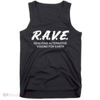Gjonesbass Rave Realizing Alternative Visions For Earth Tank Top thumb 0
