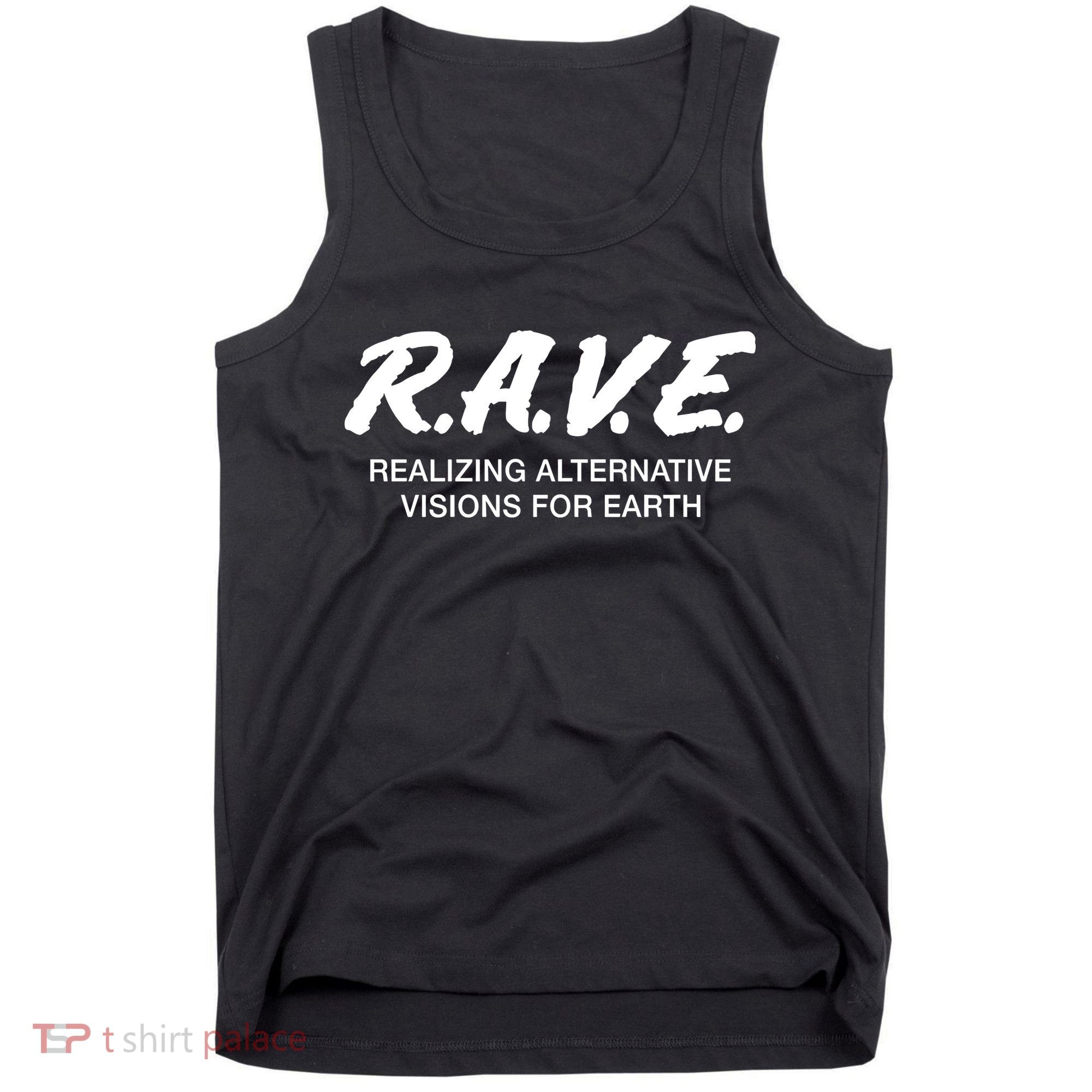 Gjonesbass Rave Realizing Alternative Visions For Earth Tank Top
