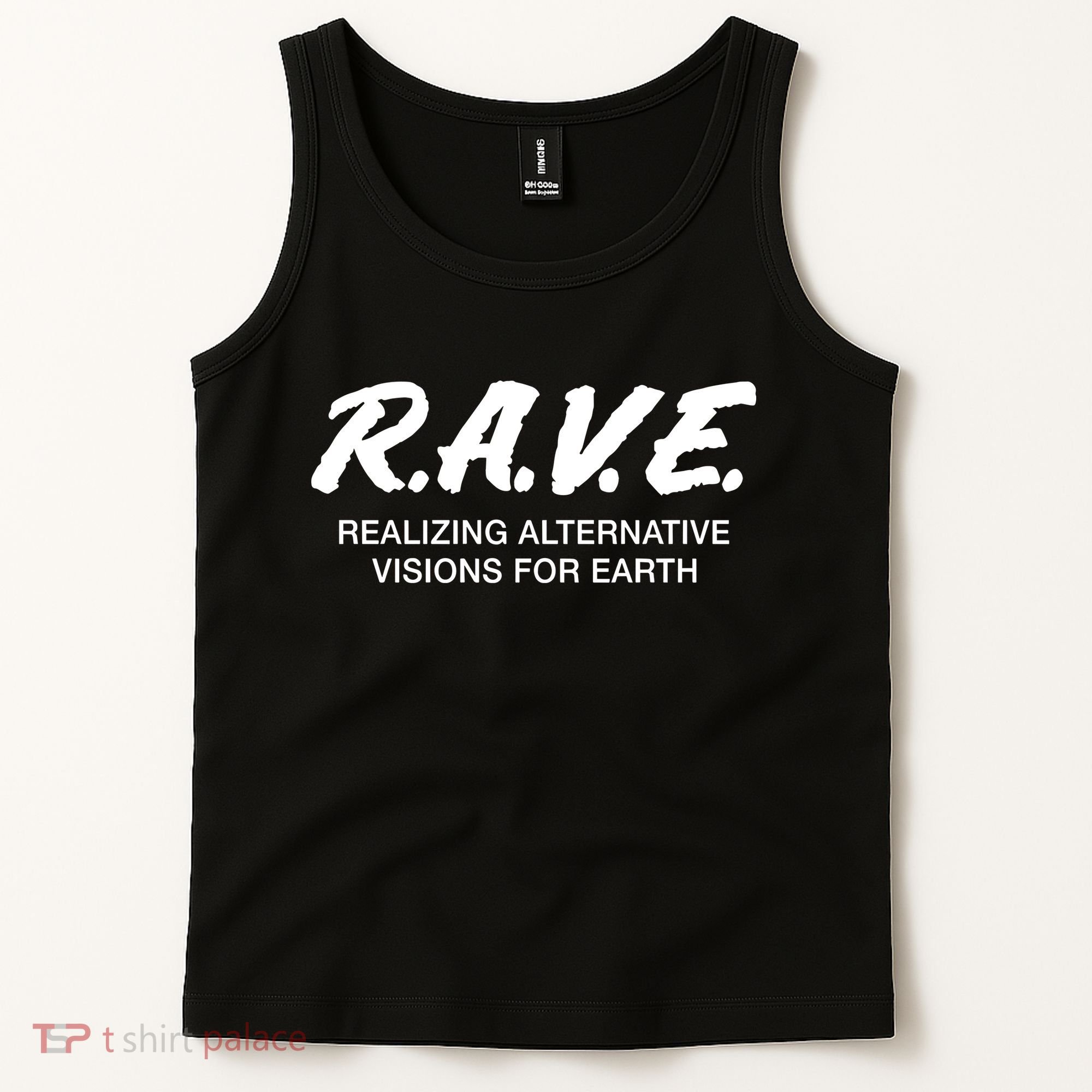Gjonesbass Rave Realizing Alternative Visions For Earth Tank Top