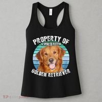 Golden Retriever Retro Property Of Women's Tank Top thumb 3