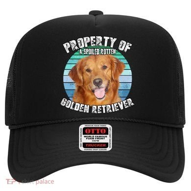 Golden Retriever Retro Property Of Hat