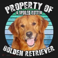 Golden Retriever Retro Property Of Toddler Hoodie thumb 2