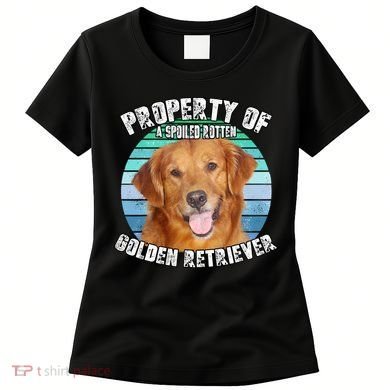 Golden Retriever Retro Property Of Women's T-Shirt