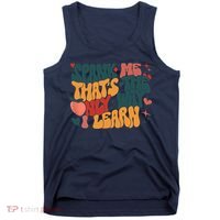 Groovy Retro Spank Me That's The Only Way I Learn (On Back) Tank Top thumb 0