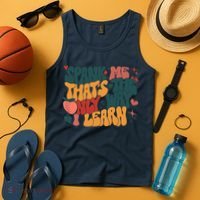 Groovy Retro Spank Me That's The Only Way I Learn (On Back) Tank Top thumb 4