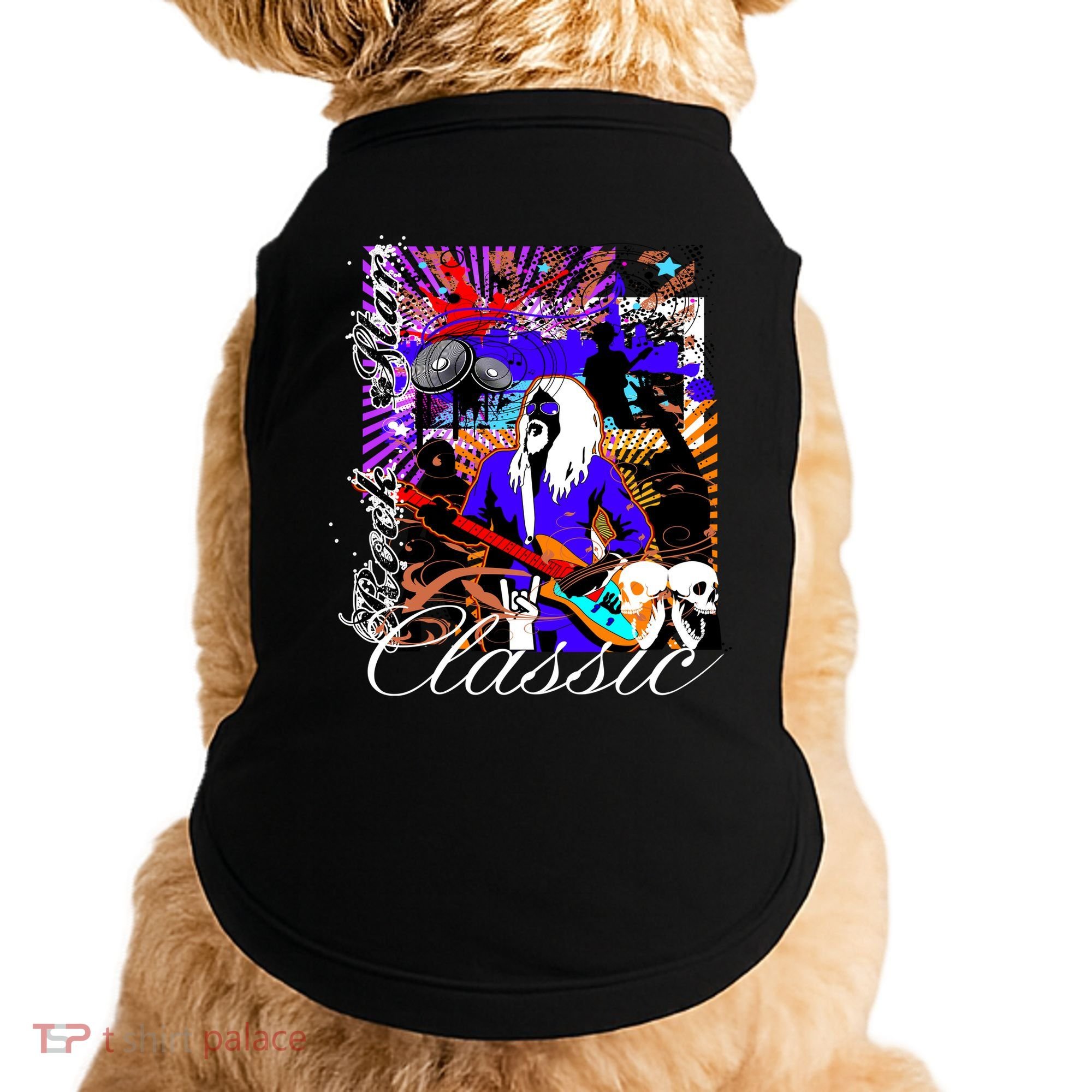 Guitar Rock Star Hero Classic Doggie Tank