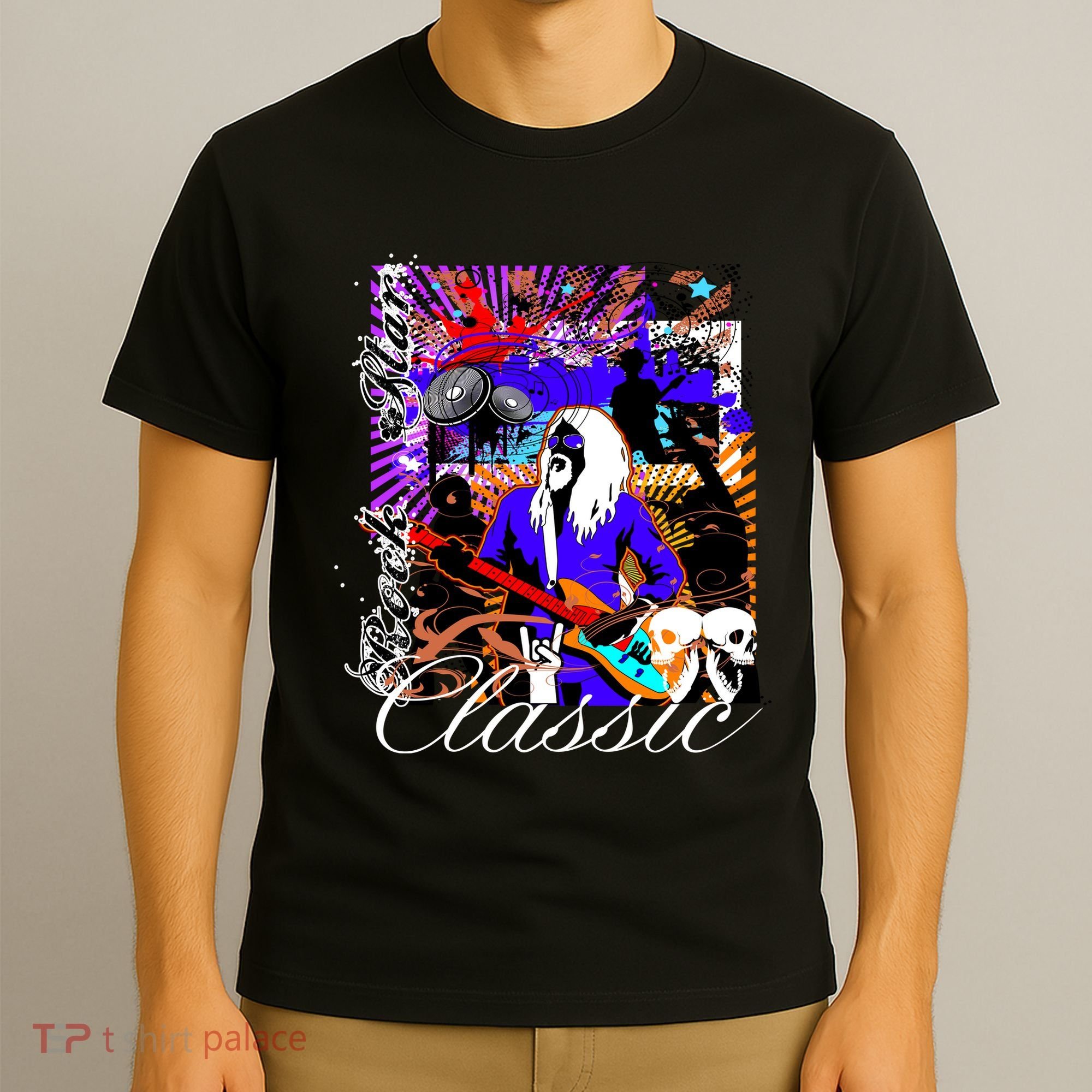 Guitar Rock Star Hero Classic T-Shirt