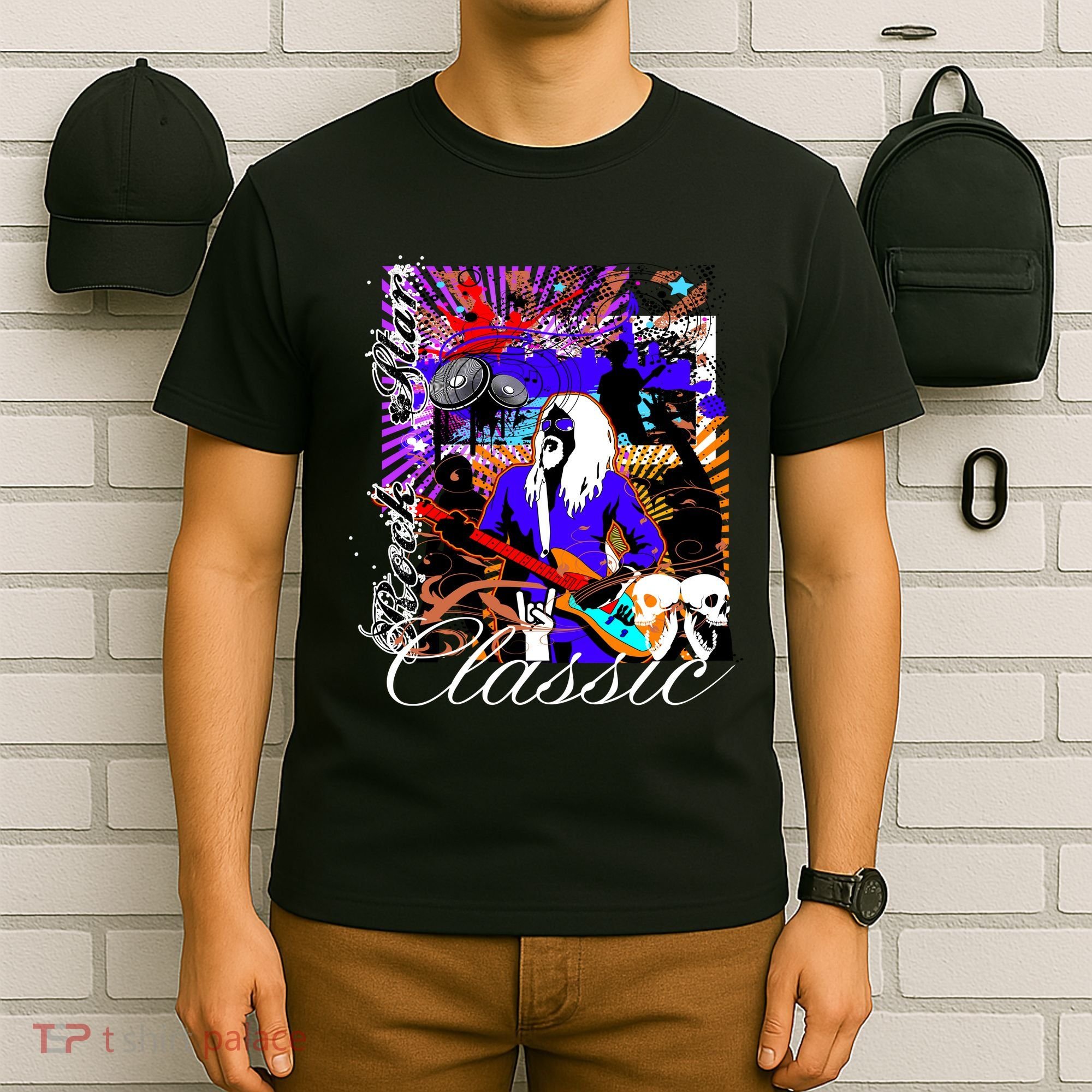 Guitar Rock Star Hero Classic T-Shirt