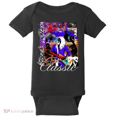 Guitar Rock Star Hero Classic Baby Bodysuit