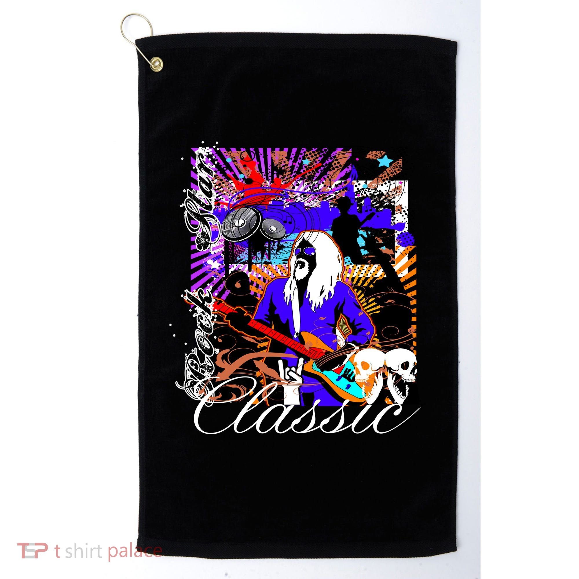 Guitar Rock Star Hero Classic Golf Towel