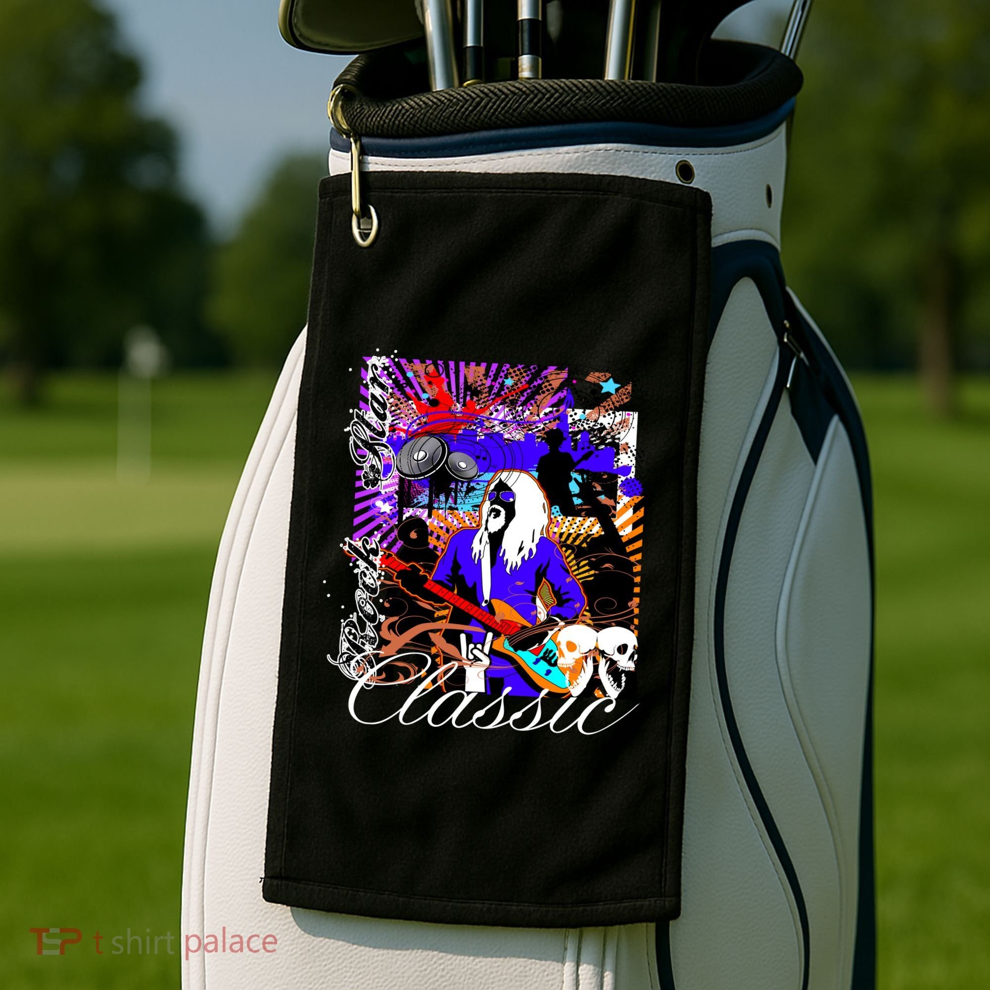 Guitar Rock Star Hero Classic Golf Towel