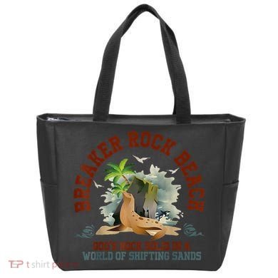 GodS Rock Solid Breaker Rock Beach Vbs 2024 Christian Tote Bag