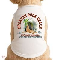 GodS Rock Solid Breaker Rock Beach Vbs 2024 Christian Doggie Tank thumb 0