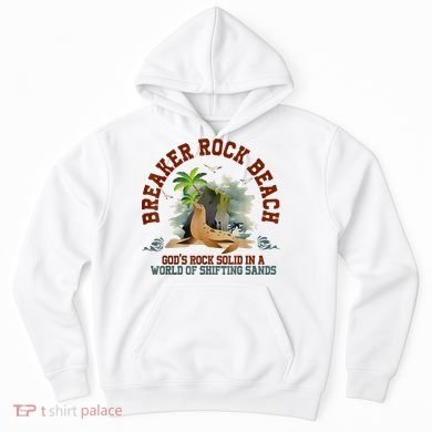 GodS Rock Solid Breaker Rock Beach Vbs 2024 Christian Hoodie
