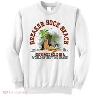 GodS Rock Solid Breaker Rock Beach Vbs 2024 Christian Sweatshirt thumb 0