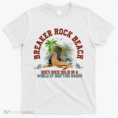 GodS Rock Solid Breaker Rock Beach Vbs 2024 Christian T-Shirt