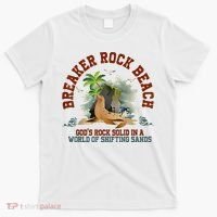 GodS Rock Solid Breaker Rock Beach Vbs 2024 Christian T-Shirt thumb 0