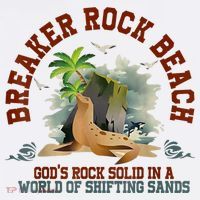 GodS Rock Solid Breaker Rock Beach Vbs 2024 Christian Mousepad thumb 1