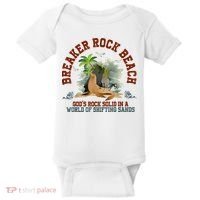 GodS Rock Solid Breaker Rock Beach Vbs 2024 Christian Baby Bodysuit thumb 0
